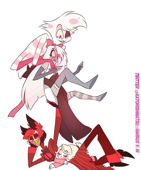 Hazbin Hotel Characters in an Adorable Pose