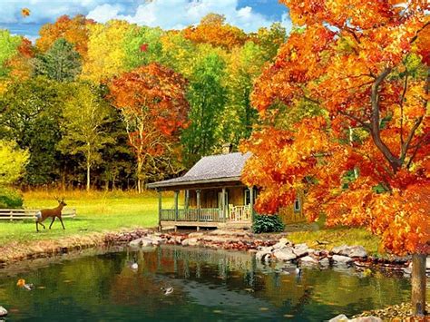 Vacation | Autumn scenery, Scenery, Free fall screensavers