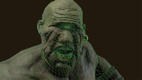 3D model Ogre Cyclops low-poly 3D model VR / AR / low-poly | CGTrader