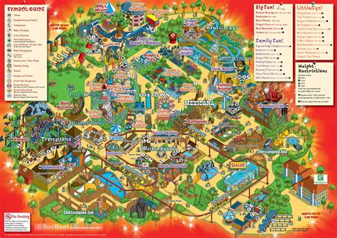 2009 Chessington World of Adventures theme park map illust… | Flickr