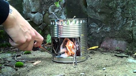 How to...make a Hobo stove! HD - YouTube