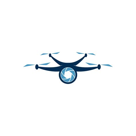 Drone logo vector icon 14884393 Vector Art at Vecteezy