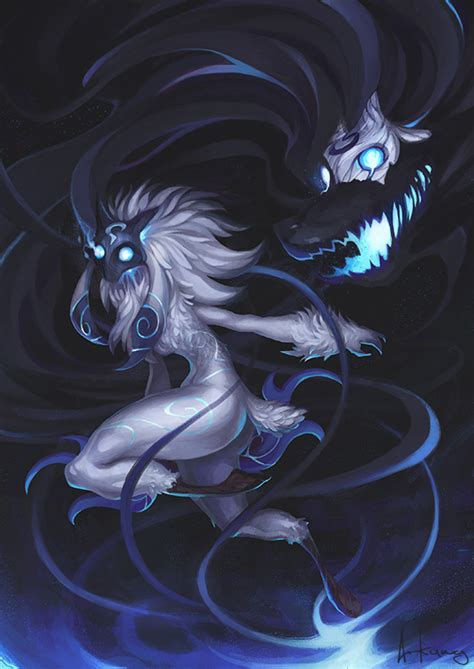 Kindred League of Legends Fan Art by Arkuny by Arkuny on DeviantArt