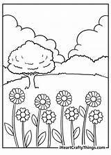 Nature Coloring Sheets Printable sketch template