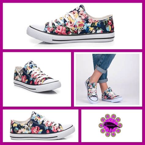 Gorgeous Floral Canvas Sneakers on Storenvy