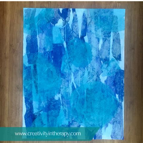 Creating Tissue Paper Collages | Creativity in Therapy | Carolyn ...