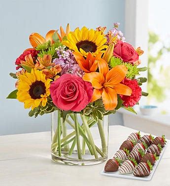 Flowers & Chocolate Covered Strawberries | Shari's Berries