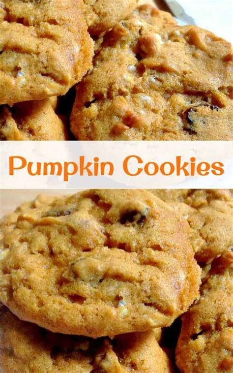 Pumpkin Cookies. These are so delicious be sure you make up plenty