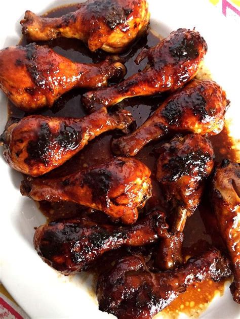 Honey Soy BBQ Baked Chicken Legs | Recipe (With images) | Baked bbq chicken, Bake chicken leg ...