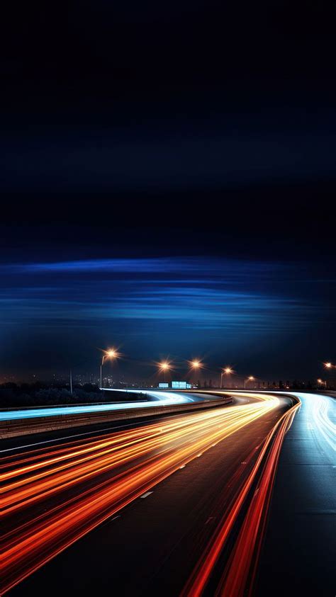 Night highway vehicle traffic. | Premium Photo - rawpixel