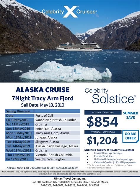 Alaska Cruise May 2019 Celebrity Solstice