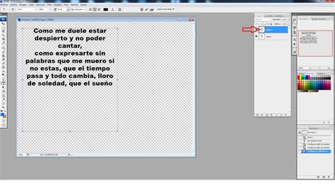 Diseño grafico: Cuadro de texto en photoshop.