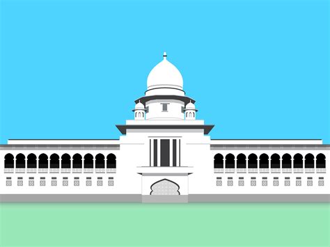 Supreme Court Building - Bangladesh by Santanu on Dribbble