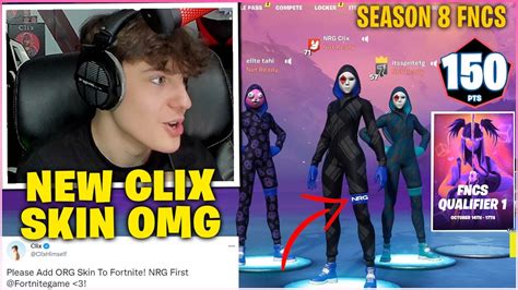 CLIX FLEXES *NEW* TRICKSY Skin & DOMINATE FNCS With New Trio While Having Fun! (Fortnite) - YouTube