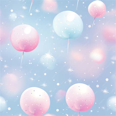 Premium Photo | Seamless background with pink and blue balloons Vector illustration