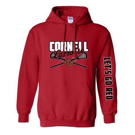 Cornell Over Lacrosse with Lacrosse Stick Hood