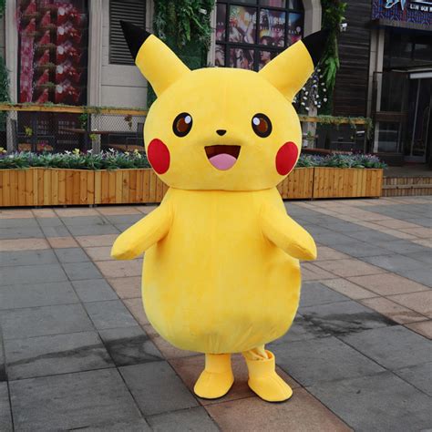 Cute Pikachu Mascot Costume