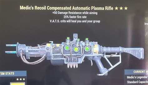 Medics faster fire rate +50 damage resist whole aiming plasma rifle ...