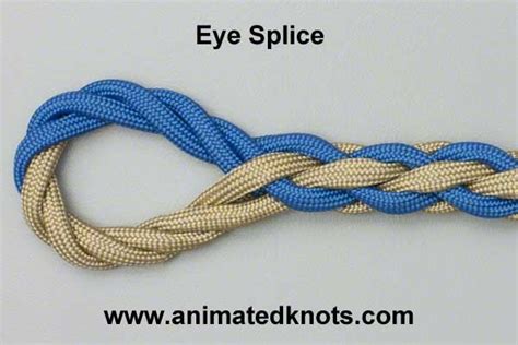 Tutorial on Eye Splice Tying need to try this on the mooring lines | Knots, Tie knots, Rope knots