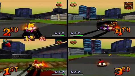 Crash Team Racing online - 4 players Колизей - YouTube