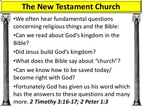 The New Testament church