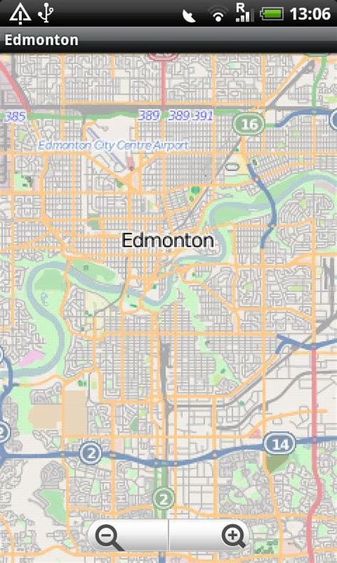 Edmonton Street Map (Android) reviews at Android Quality Index