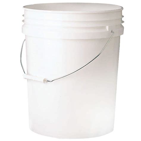 Leaktite 5 Gal. White Bucket (10-Pack) 05GL010 - The Home Depot