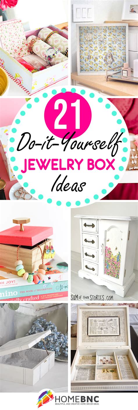 21 Pretty DIY Jewelry Box Ideas that will De-clutter Your Room in 2023