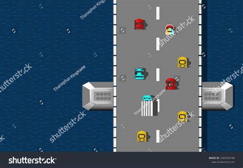 Racing Game 8 Bit Old Video Stock Vector (Royalty Free) 1263550198 | Shutterstock