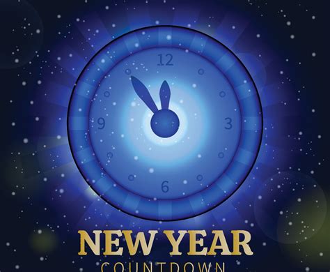 Blue New Year Countdown Background Vector Art & Graphics | freevector.com