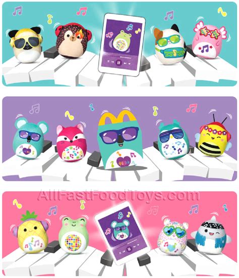 McDonald's Squishmallows Happy Meal Commercial Complete Set Toy Collection USA December 2023 ...