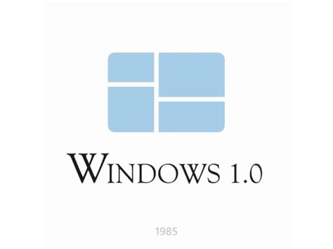 Windows 1.0 → Windows 11 by Prasil Lakshmanan on Dribbble