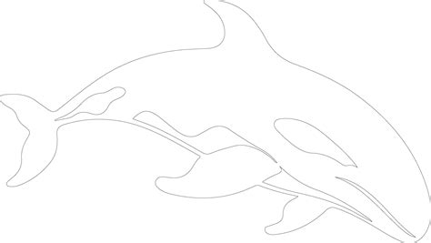 whale outline silhouette 38829788 Vector Art at Vecteezy