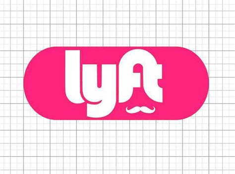 New Printable Uber Lyft Mustache Logo - LogoDix