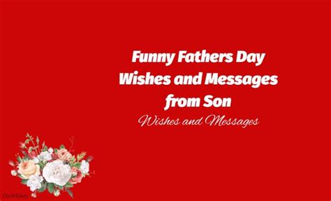 Funny Fathers Day Wishes and Messages from Son – OnWishes.com