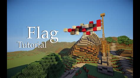 Minecraft Medieval Flag Tutorial - YouTube