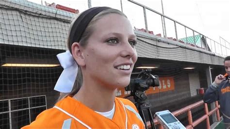 UT SOFTBALL: UT-Winthrop Postgame Madison Shipman (3/12) - YouTube