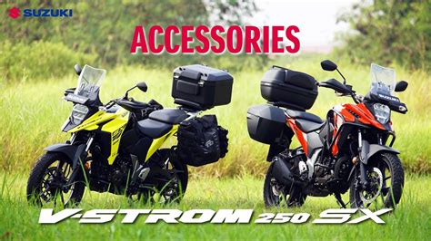 Aksesoris V-STROM 250SX. - YouTube