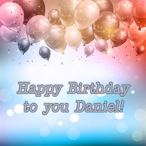 Daniel Happy Birthday to you!.