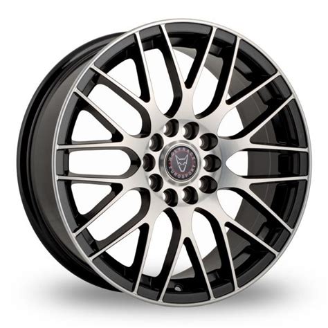 Wolfrace Bayern Black Polished 17" Alloy Wheels - Wheelbase