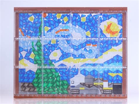 A Starry Night Lego Window - EverydayBricks