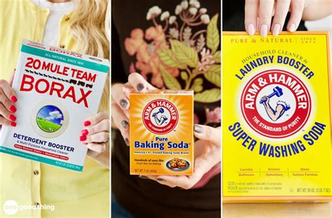 Baking Soda Vs. Washing Soda Vs. Borax, Explained