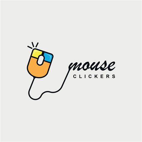 mouse logo design concept with colorful ones 10591111 Vector Art at ...