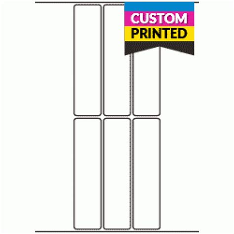 30mm x 124mm - Custom Printed Labels