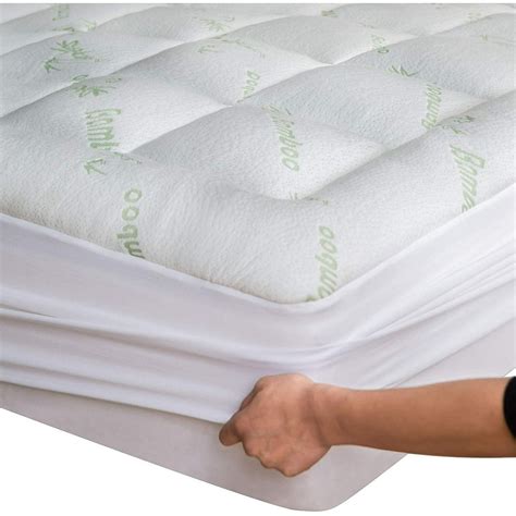 Niagara Sleep Solution Bamboo Mattress Topper Full XL 54X80X15 inches ...