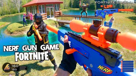 NERF GUN GAME | FORTNITE EDITION (Nerf First Person Shooter!) - YouTube