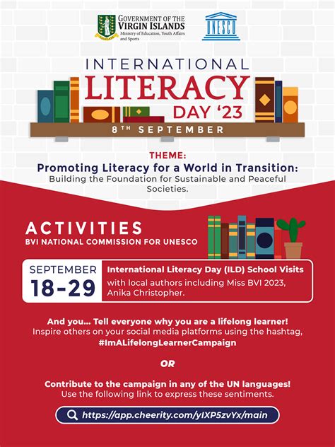 International Literacy Day 2023_FLYER | Government of the Virgin Islands