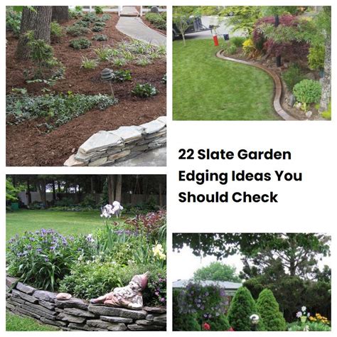 22 Slate Garden Edging Ideas You Should Check | SharonSable