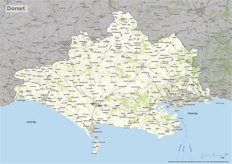 Dorset county map – Maproom