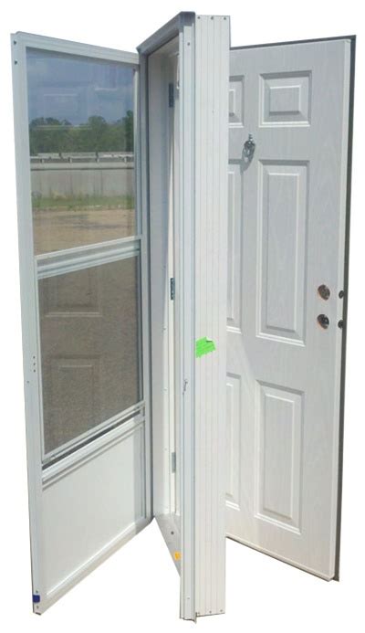 32x72 Steel Solid Door with Peephole RH for Mobile Home Manufactured ...